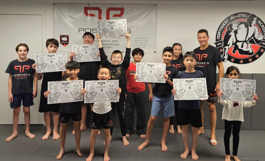 Congratulations! Levelling up in Kids/Youth MMA Dec '25