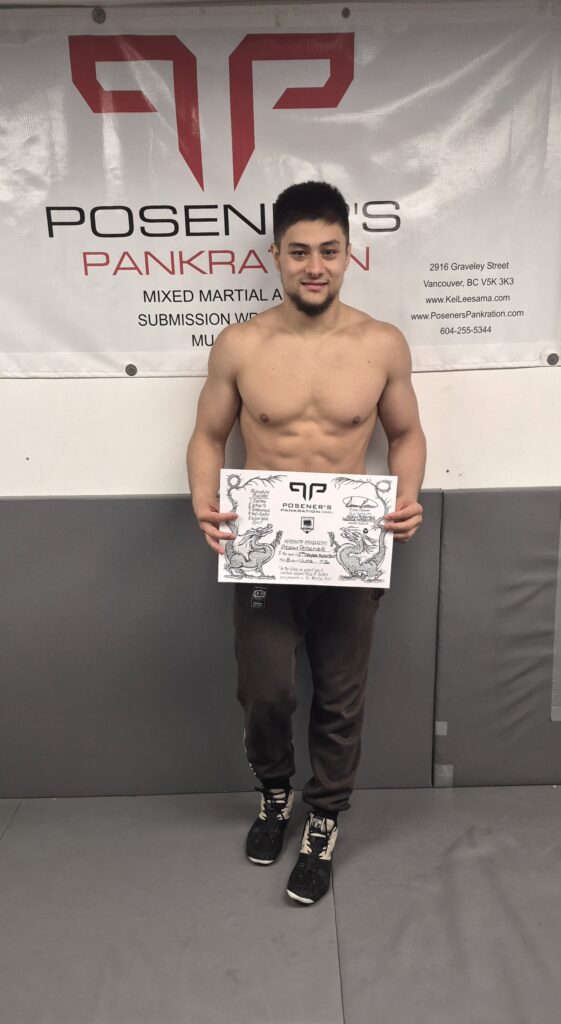 Adam 'Primetime' Posener 2nd degree black belt in MMA - Posener's MMA Vancouver